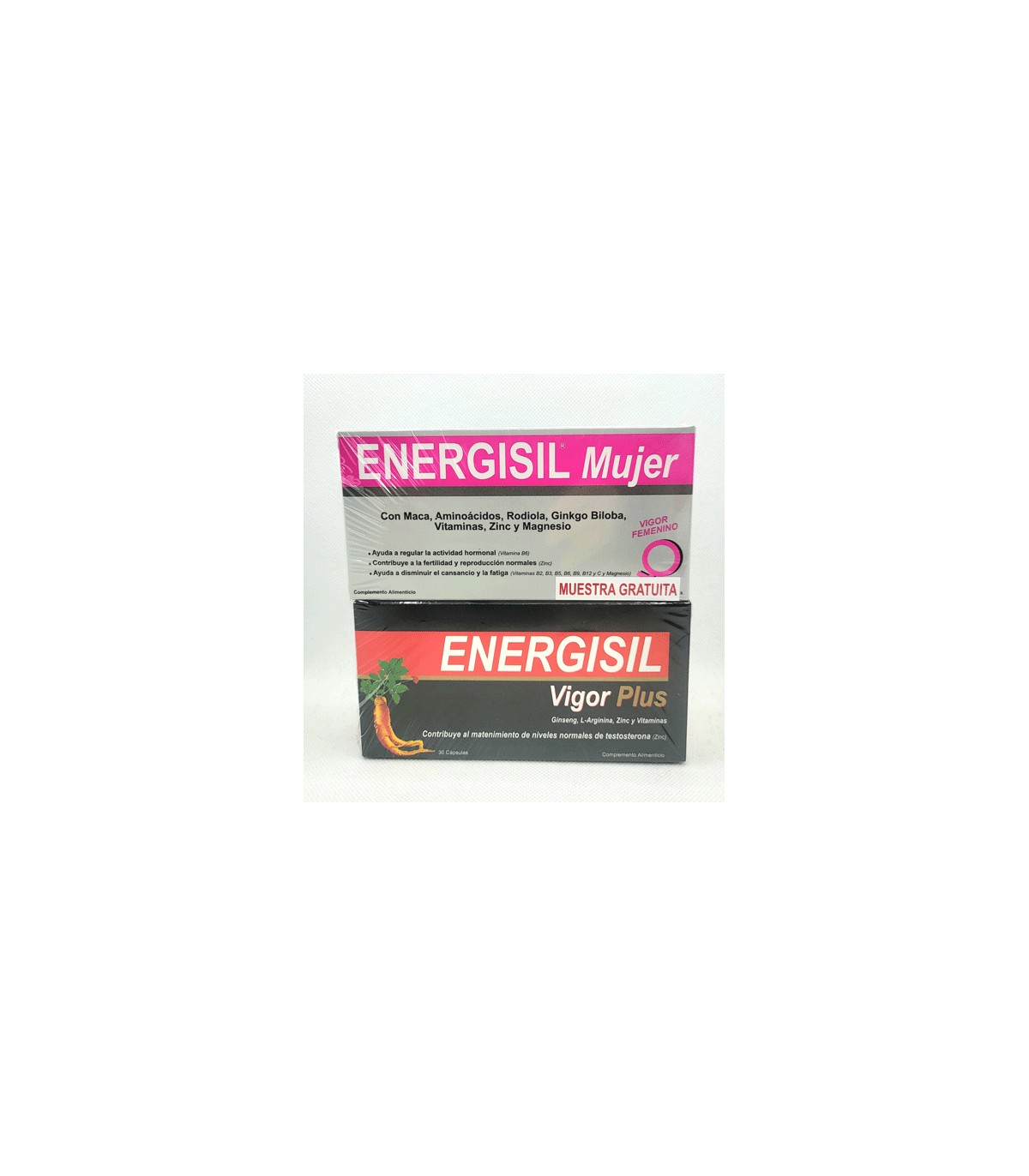 Energisil Vigor Plus 30 Cápsulas + Regalo Energisil Mujer 15 Cápsulas